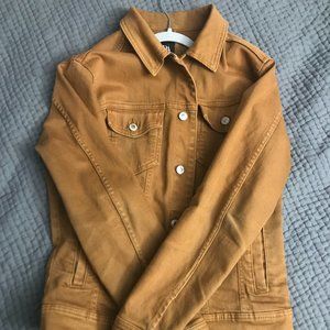 Zara brown jean jacket M